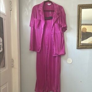 Better Be Pink Pleated Set